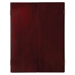 Viper Mahogany Finish Metropolitan Sisal Bristle Steel Tip Dartboard Cabinet