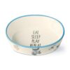 TAG Eat Sleep Play Oval Cat Bowl