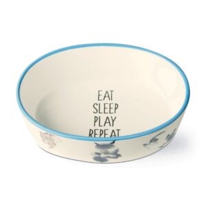 TAG Eat Sleep Play Oval Cat Bowl