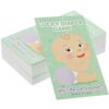 60-Count Baby Shower Games, Scratch Off Game Cards, Lucky Diaper Lottery Raffle Party Supplies for Boys or Girls, Green
