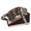 Way Basics Eco Incline Cat Scratcher - Espresso Brown