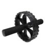 Mind Reader Ab Roller Wheel with Foam Grips, Black