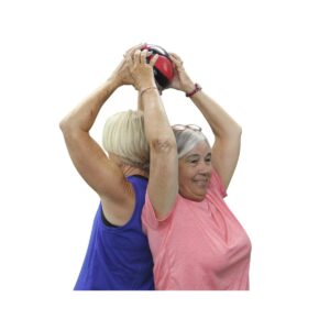 Sportime Strength Medicine Ball, 4-1/2 Pounds, Red and Black