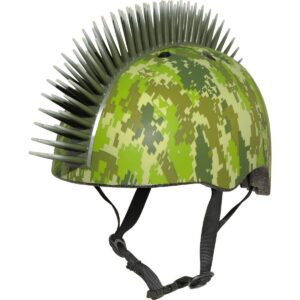 Raskullz Digital Camo Mohawk Child Helmet - Green