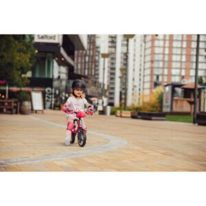Globber Go 8.5" Kids' Balance Bike - Neon Pink