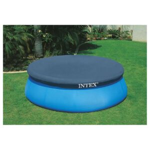Intex 28110EH 8-foot x 30-inch Easy Setup Inflatable Portable Above Ground Round Family Swimming Pool and Durable Pool Cover