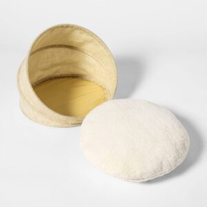 Collapsible Cave Covered Dog and Cat Bed - S - Yellow - Boots & Barkley™