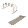 TRC Recreation PVC Pool Float Storage Drying Rack w/ Foam Mat Lounger Bronze