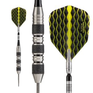 Viper The Freak Steel Tip Darts Knurled and Shark Fin Barrel - 22gms