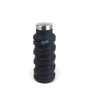 12oz que Bottle Metallic Charcoal