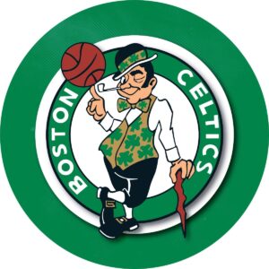 NBA Boston Celtics Billiard Cue Rack with Mirror