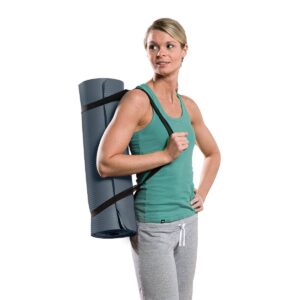 Pure Fitness Extra Thick High Density Exercise & Yoga Mat - Charcoal (12mm)