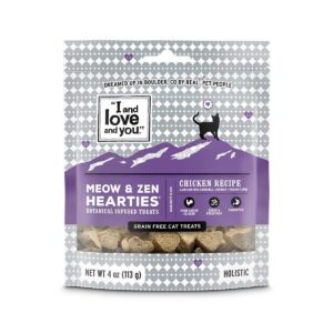 I and Love and You Meow & Zen Grain Free Chicken Recipe Cat Treats - 4oz