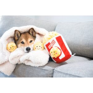 ZippyPaws Burrow Popcorn Bucket Dog Toy