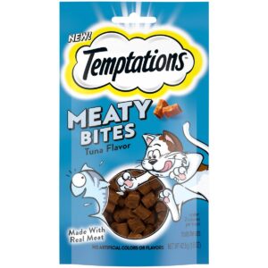 Temptations Meaty Bites Tuna Jerky Cat Treats - 1.5oz