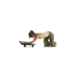 ABDolly Home Gym Fitness Abdominal Abs Training Exercise Machine Equipment with Workout DVD for Cardio, Strength/Conditioning, & Plyometric Training