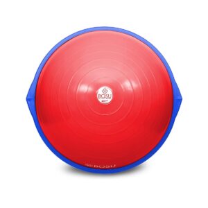 Bosu 72-10850 Home Gym Equipment The Original Balance Trainer 65 cm Diameter, Red and Blue
