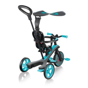 Globber 4 in 1 Explorer Trike - Teal Blue