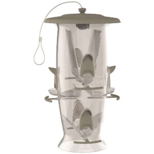 Droll Yankees Stokes Select Abundance Bird Feeder - Gray