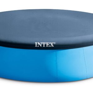 Intex 13' x 12" Easy Set Above Ground Rope Tie Vinyl Pool Cover & Skimmer Net