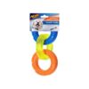 NERF TPR 3 Ring Tug Dog Toy - Green - 7.5"