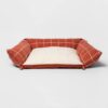 Rectangular Pillow Couch Plaid Dog Bed - M - Boots & Barkley™