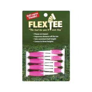 FlexTee Flexible Golf Tees Standard Pink 8pk