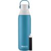 Brita Premium 20oz BPA Free Double Wall Insulated Water Bottle with Filter - Blue