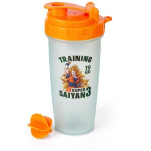 Just Funky Dragon Ball Z Super Saiyan Goku Gym Shaker Bottle