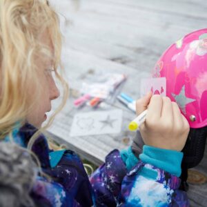 Wipeout Dry Erase Kids' Helmet - Neon Pink