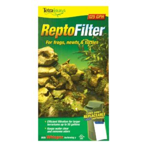 TetraFauna ReptoFilter 50 Gallons, Terrarium Filtration, Keeps Water Clear