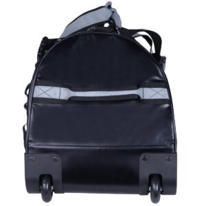 Skyline 30" Rolling Duffel Bag - Coated Premium Black/Gray
