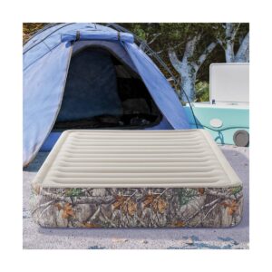 RealTree Edge Camo Sport Air 13" Outdoor Air Mattress with Hands-Free Electric Pump - Queen