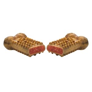 Nylabone Nubz Beef with Meaty Center Chewy Dog Treats - 20pk