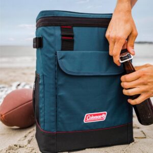 Coleman 17.5qt Soft Cooler Backpack - Space Blue