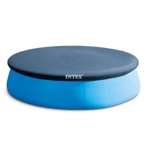 Intex 13' x 12" Easy Set Above Ground Rope Tie Vinyl Pool Cover & Skimmer Net