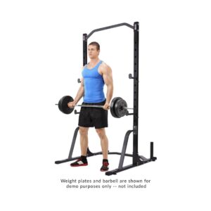 Body Champ PBC530 U Frame/ Cage Power Rack System & Olympic Weight Plate Storage