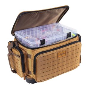 Plano Guide Series 3700 Fishing Gear Soft Tackle Box Shoulder Bag and Utility Storage Case Organizer Kit with Waterproof Phone Holder and Magnetic Top