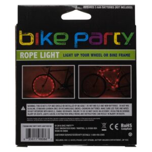 Bike Party Rope LED Light - Red