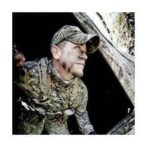 Ameristep AMEBF0247 Element 3 Person Outdoor Fire Resistant Ground Deer Hunting Blind with ShadowGuard Interior, Mossy Oak