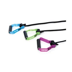 Escape Fitness Lightweight Multi Function Elastic Power 01 Tubes for Conditioning, Flexibility, and Cardio, Pink
