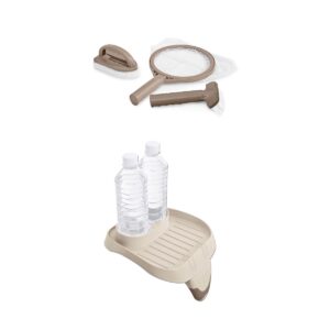 Intex Hot Tub Maintenance Accessory Kit & Attachable Cup Holder (2 Pack)
