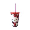 Hello Kitty 14oz Plastic Snow Globe Tumbler - Silver Buffalo