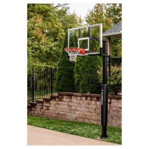 Silverback B5401W In-Ground 54" Glass Basketball Hoop System with Anchor Kit