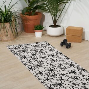 Alisa Galitsyna Dancing Flowers (6mm) 24" x 70" Yoga Mat - Society6