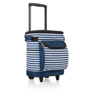 Picnic Time Rolling 26.3qt Cooler - Navy