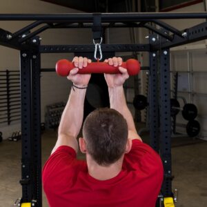 Body-Solid Tools Dog Bone Grips - Red
