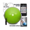 Bosu 72-10850 Home Gym Equipment The Original Balance Trainer 65 cm Diameter, Lime Green and Gray