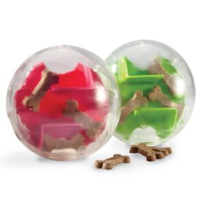 Planet Dog Orbee-Tuff Mazee Interactive Puzzle Ball Dog Toy - Pink