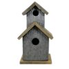 Home & Garden 14.75" Townhouse Bird House Decor Two Tier Direct Designs International - Bird And Insect Houses
